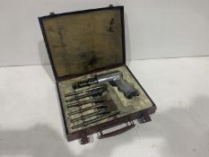 Pneumatic Hammer Drill with Bits and Carry Case