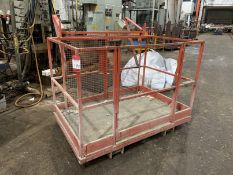 Forklift Personel Cage, requires certification prior to use