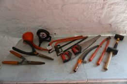 Quantity of Various Hand Tools as Illustrated