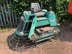 Whiteman HTX Ride on Trowel Hours: Unknown, Spares or Repair