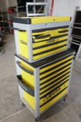 Beta Mobile 2 Section Tool Chest with keys , Bottom: 740 x 450 x 960 & Top Section: 700 x 300 x