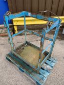 Forklift Access Cage as Lotted 920 x 565 x 1060mm, Note: This lot will Require Testing Before Use