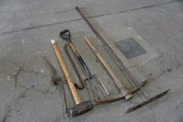 7no. Various Garden Tools as Lotted