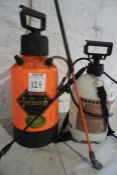 1no. 6L Hand Pup Sprayer & 1no. 5L Hand Pump Sprayer