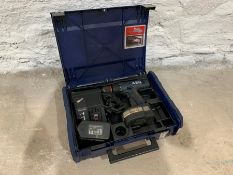 AEG SB2E 18 STX Cordless Percussion Drill Complete with Battery Charger and Carry Case