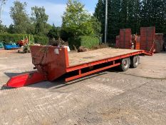 Loadmaster Beaver Tail Plant Trailer, 6900mm Long, 2560mm Wide, Hydraulic Ramps, Hydraulic Brakes,