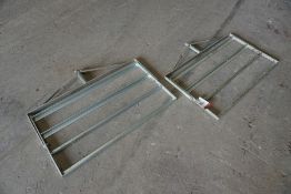 2no. Unused Steel Gravel/Stone Levellers