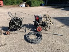 Honda GD410 Diesel 9HP Suction Fed Pressure Washer Complete with; 20m High Pressure Hose & Lance,