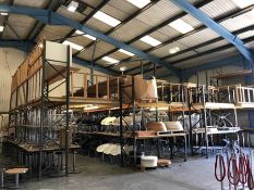 Bespoke Purpose Built Mezzanine Floor Complete with Timber Staircase & Timber Loading Gate,