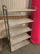 5-tier Shelving Unit, 860 x 1450 x 400mm