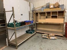 2no. Bays of Shelving Comprising; 4no. Uprights 610 x 980mm, 4no. Cross Beams 2150mm & 6no. Cross