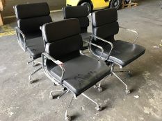 4no. Mobile Office Armchairs