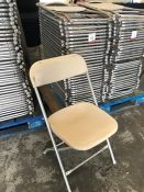 33no. Foldaway Plastic Chairs, Please Note: Buyer Must be Satisfied with the condition of their lots