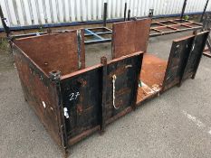 Metal Framed Stillage as Illustrated 2380 x 590 x 990mm