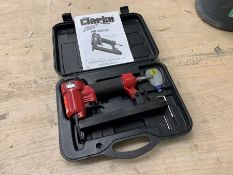 Clarke CSG1C Air Stapler Complete with Manual & Carry Case