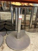 5no. Table Legs 730mm High, 500mm Dia, Please Note: Buyer Must be Satisfied with the condition of