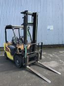 2005 Caterpillar DP25N Forklift Truck, 2.5 Ton, Dual Mast, Solid Tyres, Headlights, Indicators