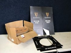 Guinness Branded Cardboard Cup Recycling Bins & Cardboard Pint Carriers, Please Note there is NO VAT