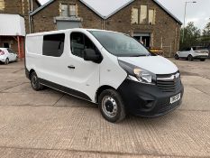 2015 Vauxhall Vivaro 2900 CDTI Panel Van, 1995cc Engine, 6 Speed Manual Gearbox, Date of First