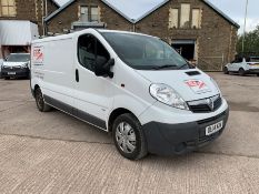 2014 Vauxhall Vivaro 2900 CDTI LWB Panel Van, 1995cc Engine, 6 Speed Manual Gearbox, Date of First