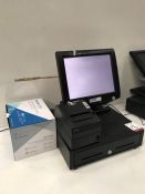 Clientron Corp PT800 Touchscreen Till System Complete with; Cash Drawer & SN3C BTP-R180 Receipt