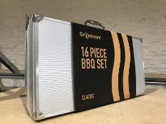 Unused Grillstream 16 Piece Classic BBQ Set, Please Note: It Is the Purchasers Responsibility to