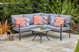 Boxed LG Outdoor Furniture Comprising; Turin Modular Sofas, Coffee Table and Cushions Code: