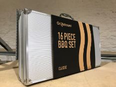 Unused Grillstream 16 Piece Classic BBQ Set, Please Note: Stock Photos are for Illustrative Purposes