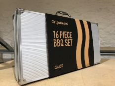 Unused Grillstream 16 Piece Classic BBQ Set, Please Note: It Is the Purchasers Responsibility to