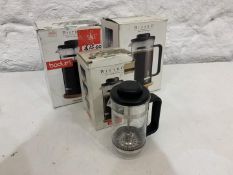 3no. Various Size Boxed Bodum Cafetieres