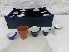 Quantity of Various Coffee Cups and Mugs as Lotted