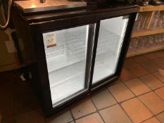 Polar Refrigeration GL010 Double Sliding Door Undercounter Bottle Fridge