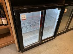 Polar Refrigeration GL003 Double Sliding Door Undercounter Bottle Fridge