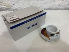 Set of Boxed Lavazza Cups and Saucers Comprising 6no. Cups and 6no. Saucers