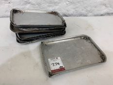 10no. Commercial Baking Trays as Lotted