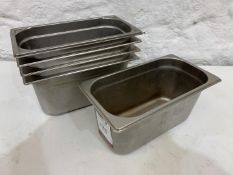 4no. Gastronorm Trays 150 x 300 x 150mm