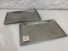 4no. Gastronorm Pans 500 x 300 x 20mm