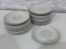 24no. Various White Porcelain Saucers
