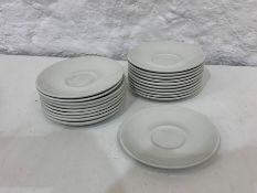20no. Various White Porcelain Saucers