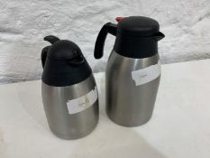 2no. Stainless Steel Tea/Coffee Vacuum Pots