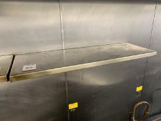 Stainless Steel Wall Shelf as Lotted 900 x 300mm