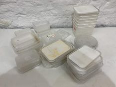 Quantity of Various Plastic Containers and Lids as Lotted