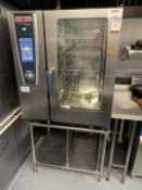 2015 Rational SCC WE 101 5-Senses Electric Combination Oven Complete with Stand, 3-Phase