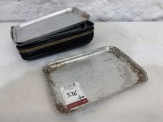 10no. Commercial Baking Trays as Lotted