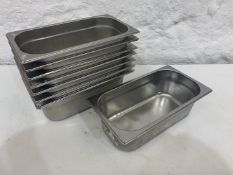 8no. Gastronorm Trays 150 x 300 x 100mm