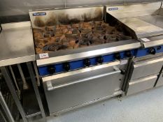Blue Seal Gas Oven with 6-Burner Gas Hob, Natural Gas