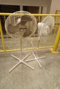 Lot of 2 Pedestal Fans.