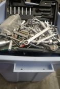 Lot of Asst. Combination Wrenches, Sockets, Hand Tools, etc.