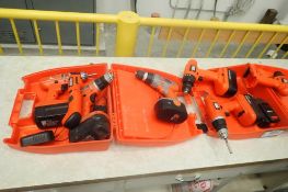 Lot of 6 Black & Decker Cordless Drills and Pivot Driver.