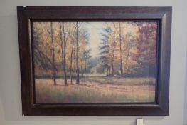 Uttermost Framed 45"x32" Melody of Autumn Picture.